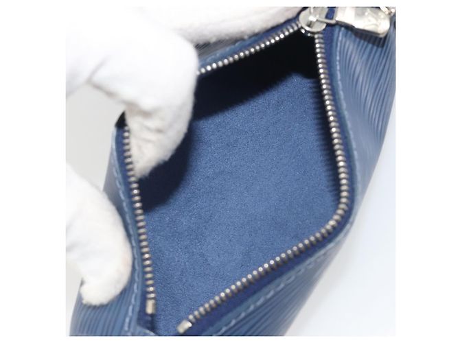 LOUIS VUITTON Epi Soufflot Pouch Safir LV Auth 194689A - vista 11