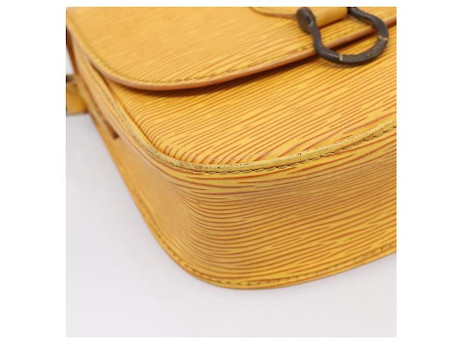 LOUIS VUITTON Epi Saint Cloud PM Shoulder Bag Yellow M52219 LV Auth 196426 Giallo - vista 15