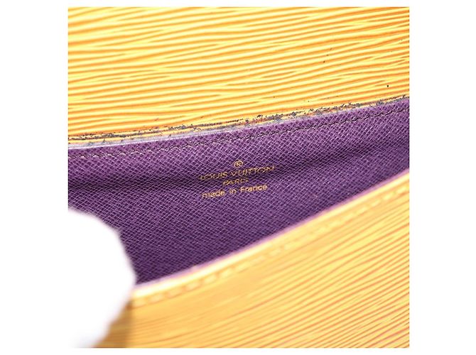 LOUIS VUITTON Epi Saint Cloud PM Shoulder Bag Yellow M52219 LV Auth 196426 Giallo - vista 19