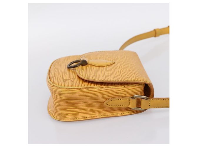 LOUIS VUITTON Epi Saint Cloud PM Shoulder Bag Yellow M52219 LV Auth 196426 Giallo - vista 4