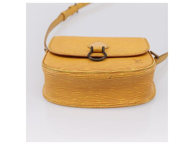 LOUIS VUITTON Epi Saint Cloud PM Shoulder Bag Yellow M52219 LV Auth 196426 Giallo - vista 5