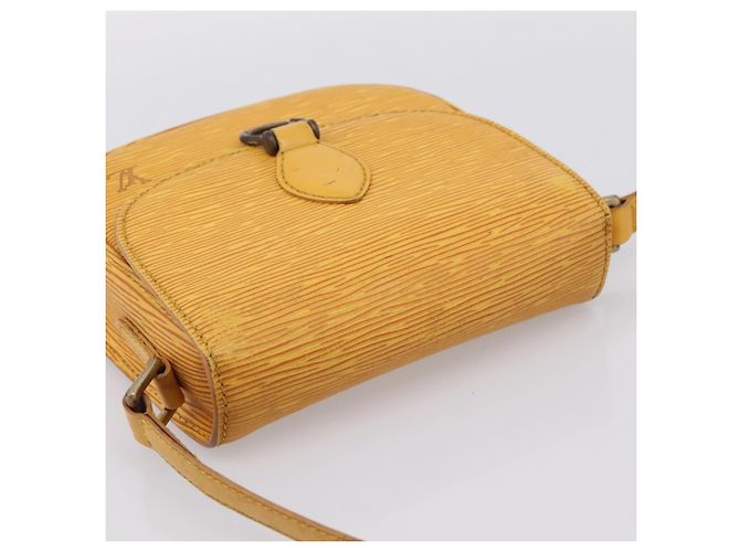 LOUIS VUITTON Epi Saint Cloud PM Shoulder Bag Yellow M52219 LV Auth 196426 Giallo - vista 6