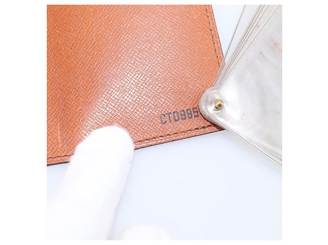 LOUIS VUITTON Monogram Porto Cartes Crdit Pression Card Case M60937 Auth BA15241 Monograma - vista 11