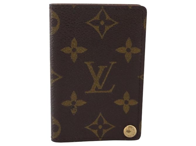 LOUIS VUITTON Monogram Porto Cartes Crdit Pression Card Case M60937 Auth BA15241 Monograma - vista 13