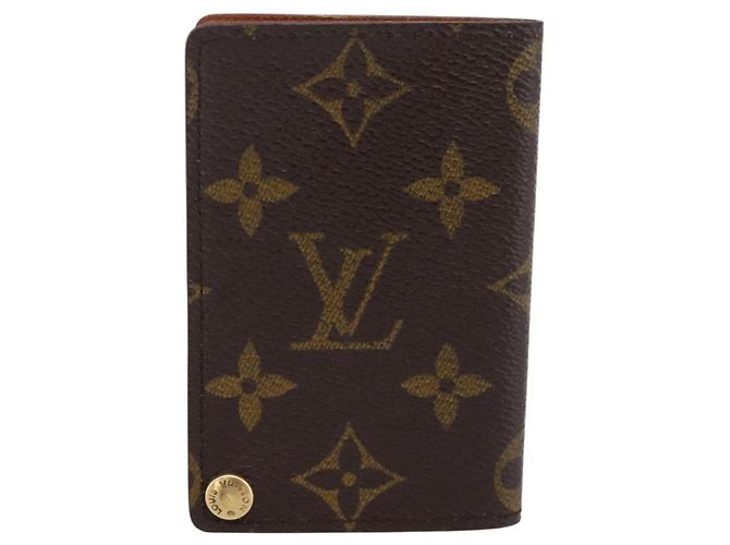 LOUIS VUITTON Monogram Porto Cartes Crdit Pression Card Case M60937 Auth BA15241 Monograma - vista 2