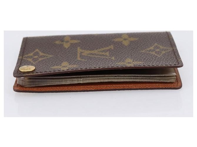 LOUIS VUITTON Monogram Porto Cartes Crdit Pression Card Case M60937 Auth BA15241 Monograma - vista 3