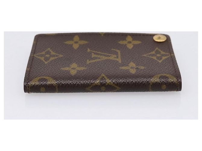 LOUIS VUITTON Monogram Porto Cartes Crdit Pression Card Case M60937 Auth BA15241 Monograma - vista 4