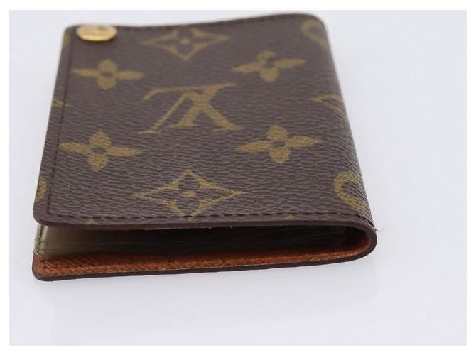 LOUIS VUITTON Monogram Porto Cartes Crdit Pression Card Case M60937 Auth BA15241 Monograma - vista 5