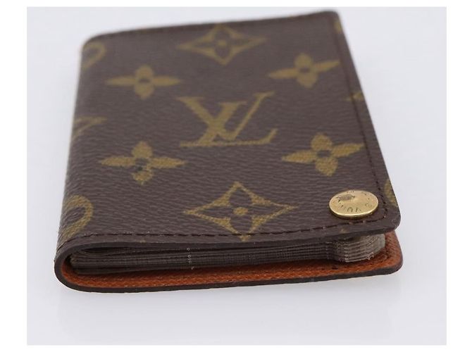 LOUIS VUITTON Monogram Porto Cartes Crdit Pression Card Case M60937 Auth BA15241 Monograma - vista 6