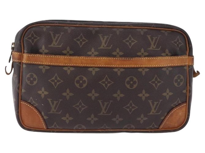 Borsa a pochette LOUIS VUITTON Monogram Compiegne 28 M51845 LV Auth BA14929 Monogramma - vista 13