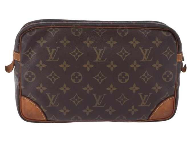 Borsa a pochette LOUIS VUITTON Monogram Compiegne 28 M51845 LV Auth BA14929 Monogramma - vista 2