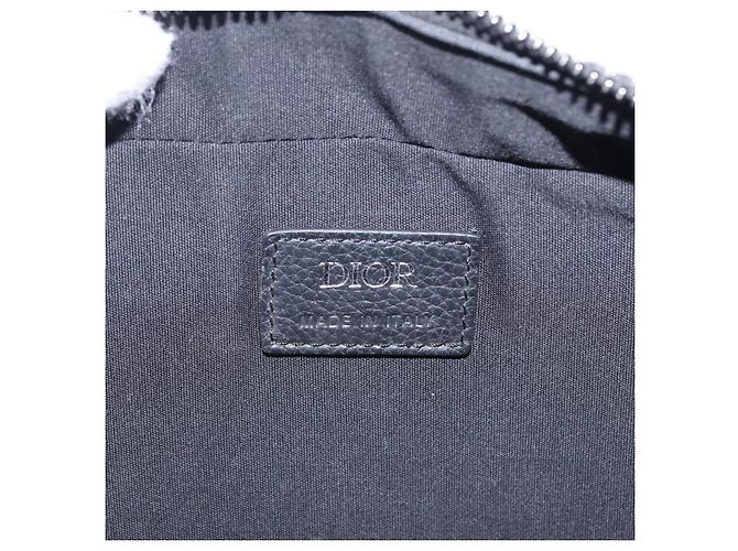 Borsa a tracolla Christian Dior Trotter Canvas Navy Silver Auth 198731V Argento Blu navy - vista 20