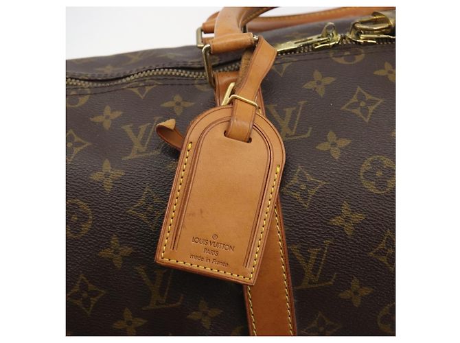 LOUIS VUITTON Monogram Keepall 50 Boston Bag M41426 LV Auth 194386A Monogramma - vista 17