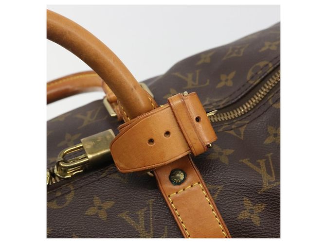 LOUIS VUITTON Monogram Keepall 50 Boston Bag M41426 LV Auth 194386A Monogramma - vista 18