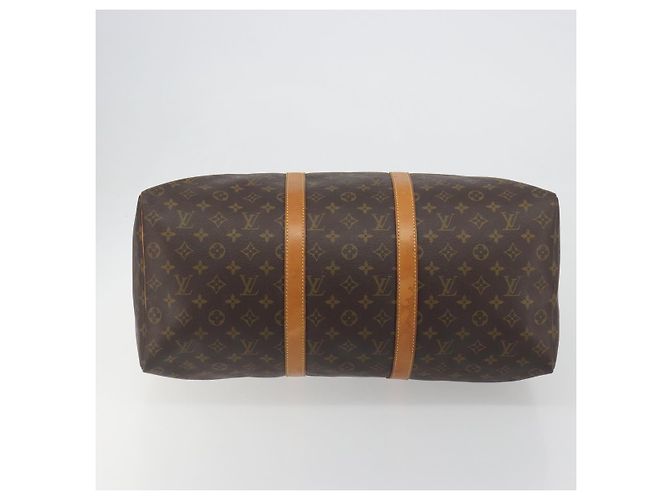 LOUIS VUITTON Monogram Keepall 50 Boston Bag M41426 LV Auth 194386A Monogramma - vista 5