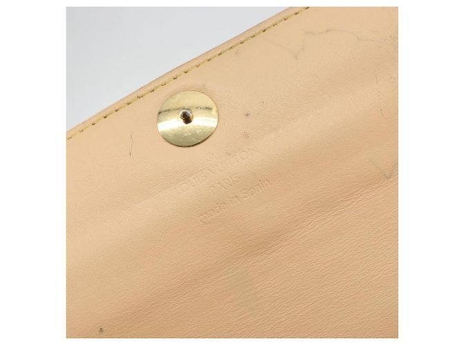 LOUIS VUITTON Multicolor Portefeuille Sarah Long Wallet M93745 LV Auth 197552 Blanco - vista 10