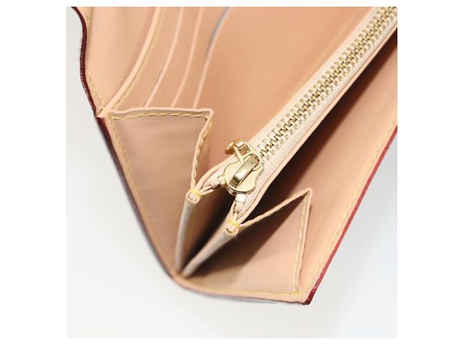 LOUIS VUITTON Multicolor Portefeuille Sarah Long Wallet M93745 LV Auth 197552 Blanco - vista 22