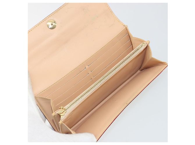 LOUIS VUITTON Multicolor Portefeuille Sarah Long Wallet M93745 LV Auth 197552 Blanco - vista 9