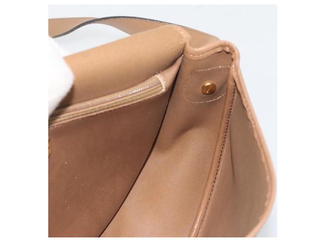 Sac à épaule Christian Dior Honeycomb PVC Leather Black Gold Tone Auth BA14833 Noir - vue 19