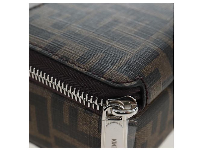 Borsa Camera 2 vie FENDI FENDIxFRGMTxPOKMON Zucca Canvas Dragonfly Auth 167506SM Marrone Nero - vista 15