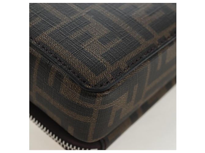 Borsa Camera 2 vie FENDI FENDIxFRGMTxPOKMON Zucca Canvas Dragonfly Auth 167506SM Marrone Nero - vista 17