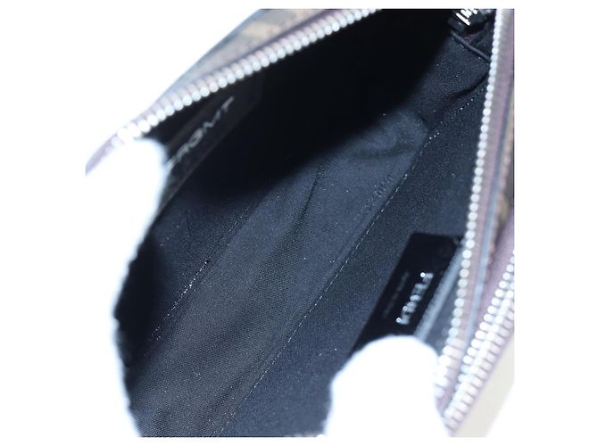 Borsa Camera 2 vie FENDI FENDIxFRGMTxPOKMON Zucca Canvas Dragonfly Auth 167506SM Marrone Nero - vista 29