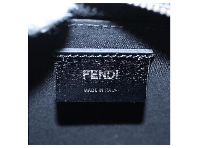 Borsa Camera 2 vie FENDI FENDIxFRGMTxPOKMON Zucca Canvas Dragonfly Auth 167506SM Marrone Nero - vista 32