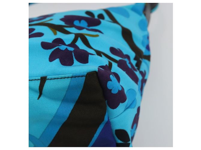 Borsa a Tracolla GUCCI Canvas Blu Argento 001 9386 Auth 197134A - vista 15