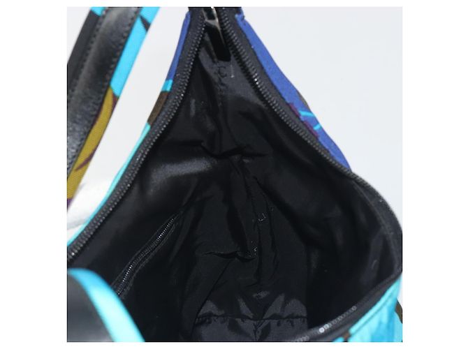Borsa a Tracolla GUCCI Canvas Blu Argento 001 9386 Auth 197134A - vista 19