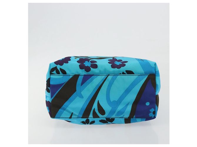 Borsa a Tracolla GUCCI Canvas Blu Argento 001 9386 Auth 197134A - vista 5