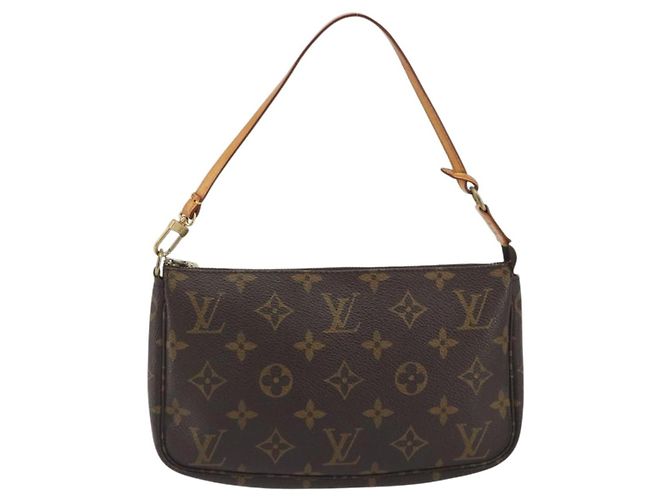 LOUIS VUITTON Monogram Pochette Accessoires Pouch M51980 LV Auth 196347 Monogramma - vista 13