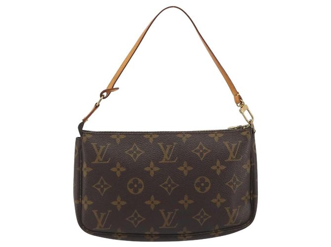 LOUIS VUITTON Monogram Pochette Accessoires Pouch M51980 LV Auth 196347 Monogramma - vista 2