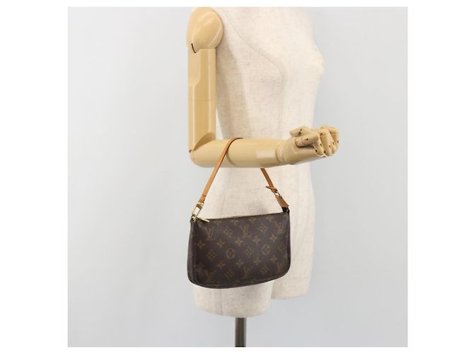 LOUIS VUITTON Monogram Pochette Accessoires Pouch M51980 LV Auth 196347 Monogramma - vista 21