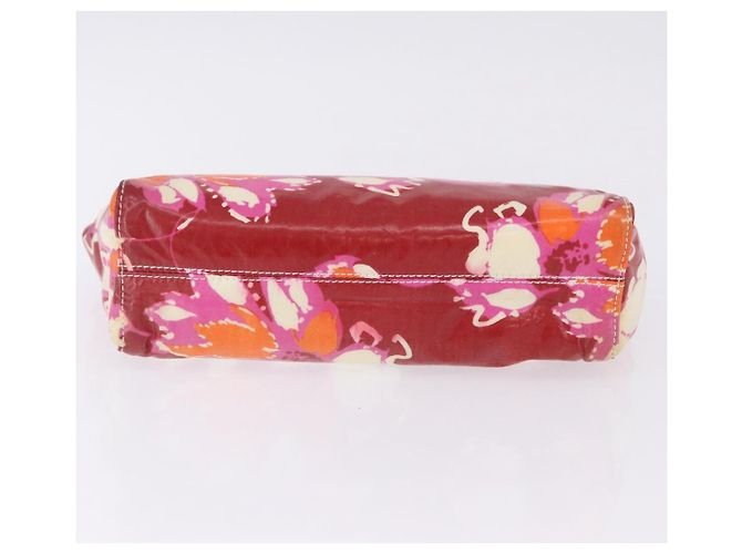 CHANEL High Summer Pouch Beschichtetes Canvas Rot CC Auth 196901 - Ansicht 6