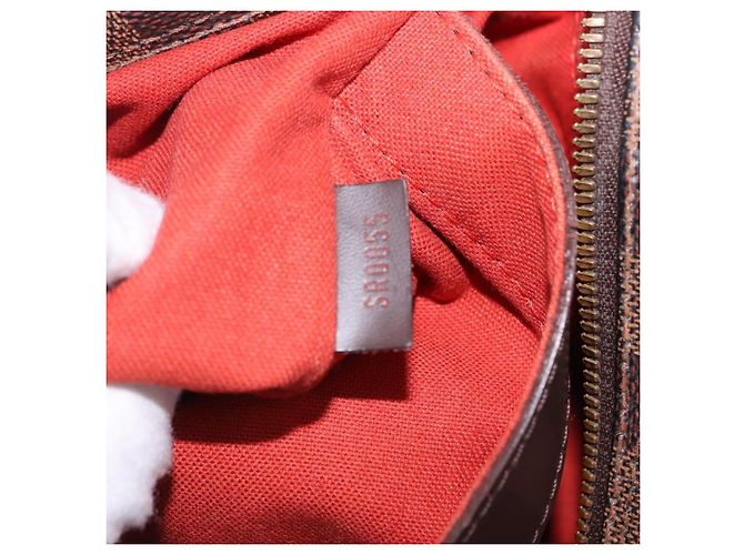 LOUIS VUITTON Damier Ebene Naviglio Shoulder Bag N45255 LV Auth BA14865 - vista 12