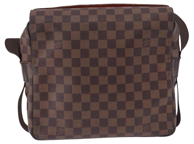 LOUIS VUITTON Damier Ebene Naviglio Shoulder Bag N45255 LV Auth BA14865 - vista 13