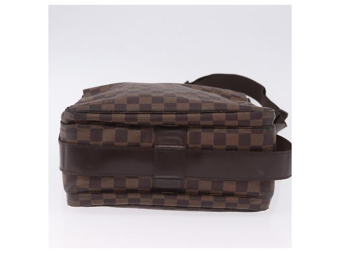 LOUIS VUITTON Damier Ebene Naviglio Shoulder Bag N45255 LV Auth BA14865 - vista 5