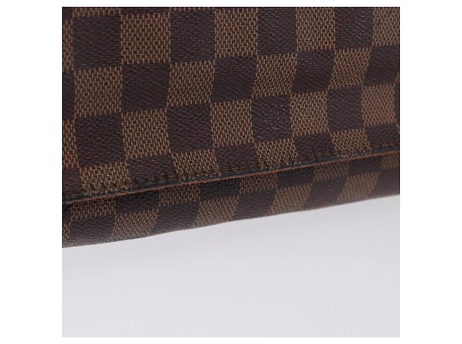 LOUIS VUITTON Damier Ebene Naviglio Shoulder Bag N45255 LV Auth BA14865 - vista 7