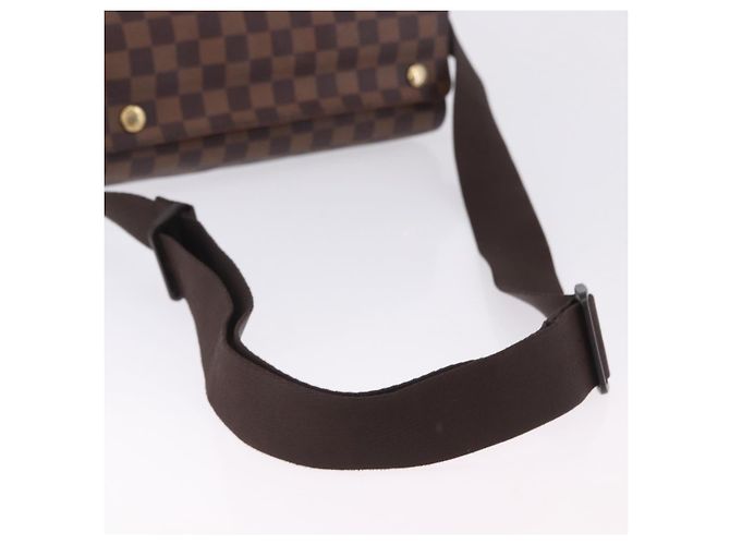 LOUIS VUITTON Damier Ebene Naviglio Shoulder Bag N45255 LV Auth BA14865 - vista 8