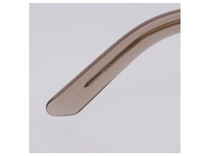 Occhiali da sole Christian Dior Plastica Marrone Oro Auth 196724M D'oro - vista 11