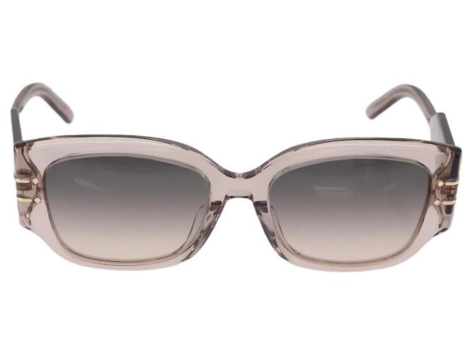 Occhiali da sole Christian Dior Plastica Marrone Oro Auth 196724M D'oro - vista 13