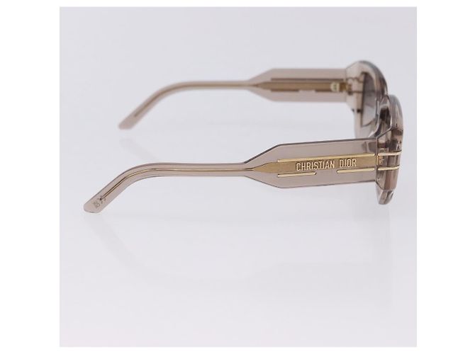 Occhiali da sole Christian Dior Plastica Marrone Oro Auth 196724M D'oro - vista 7
