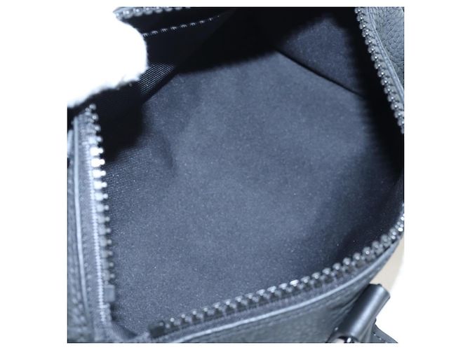 LOUIS VUITTON Monogram Taurillon Keepall Bandouliere 25 M20900 LV Auth BA14824SM Nero - vista 11