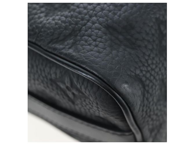 LOUIS VUITTON Monogram Taurillon Keepall Bandouliere 25 M20900 LV Auth BA14824SM Nero - vista 19