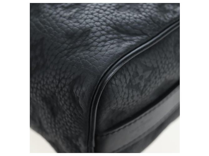 LOUIS VUITTON Monogram Taurillon Keepall Bandouliere 25 M20900 LV Auth BA14824SM Nero - vista 20