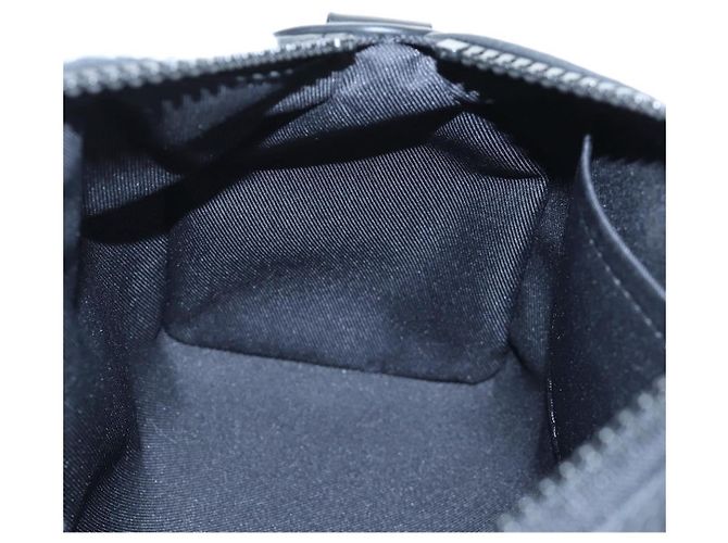 LOUIS VUITTON Monogram Taurillon Keepall Bandouliere 25 M20900 LV Auth BA14824SM Nero - vista 24