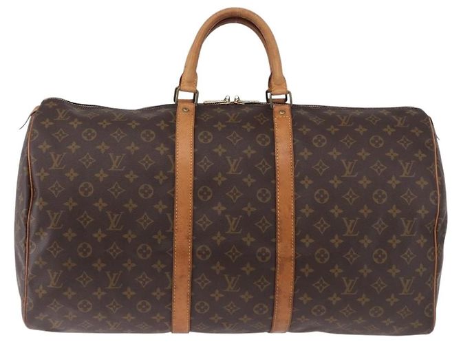 LOUIS VUITTON Monogram Keepall 55 Boston Bag M41424 LV Auth gh2293 Monogramma - vista 13