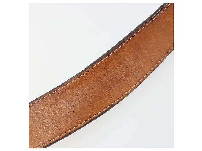 LOUIS VUITTON Monogram Vernis Ceinture Belt Amarante LV Auth BA14919 Bordò - vista 14