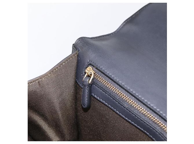 Borsa a tracolla con catena Christian Dior Diorama in pelle nera e oro Auth 198661A Nero - vista 20