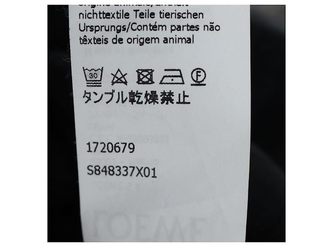 LOEWE Studio Ghibli Camicia trasparente Soot Sprites Cotone 34 Auth 167530SM Nero - vista 15